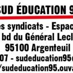 Rentrée du 3 janvier: Sud éducation 95 écrit à la DASEN du Val d'Oise